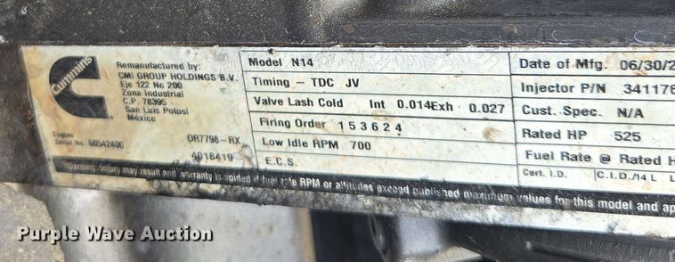 image for item YA0571 2000 Kenworth W900 semi truck