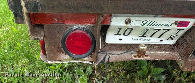 image for item DH9998 1996 Hillsboro Industries 332-TD-BT equipment trailer