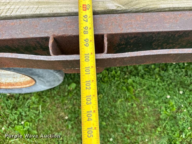 image for item DH9998 1996 Hillsboro Industries 332-TD-BT equipment trailer