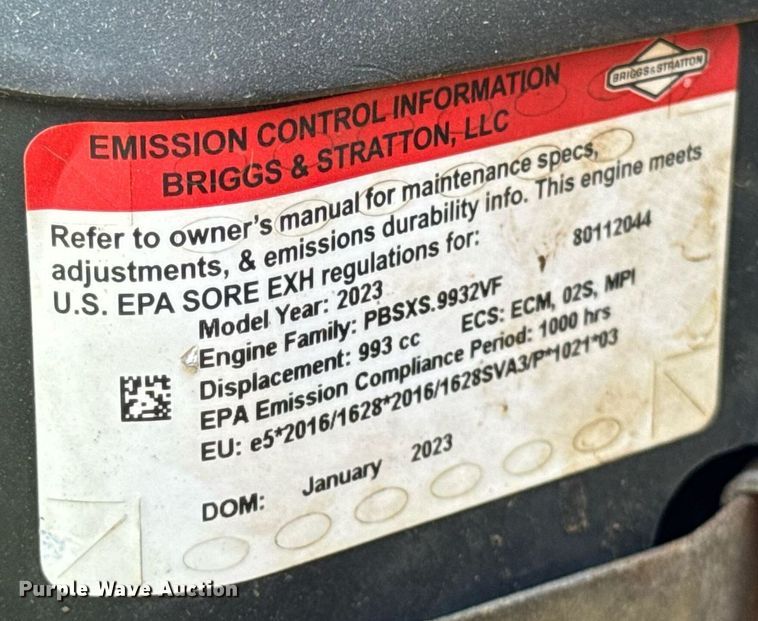 image for item DI9039 2018 Hustler 937219 ZTR lawn mower