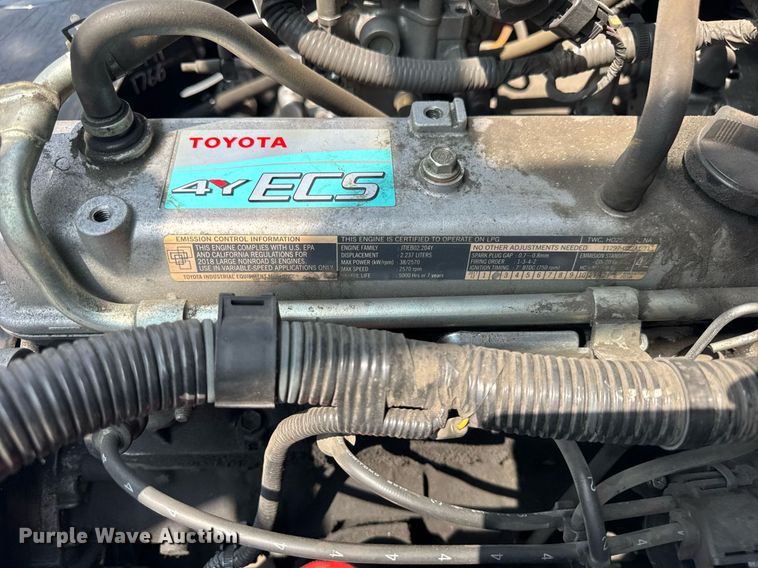 image for item DI9047 2018 Toyota 8FGCU32 forklift