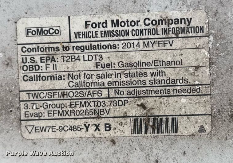 image for item DS3744 2014 Ford F150  pickup truck