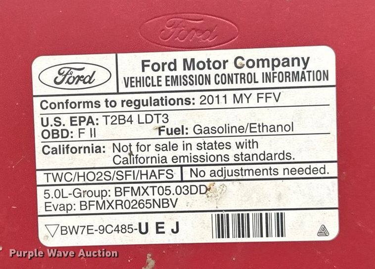 image for item DS3745 2011 Ford F150 SuperCrew pickup truck