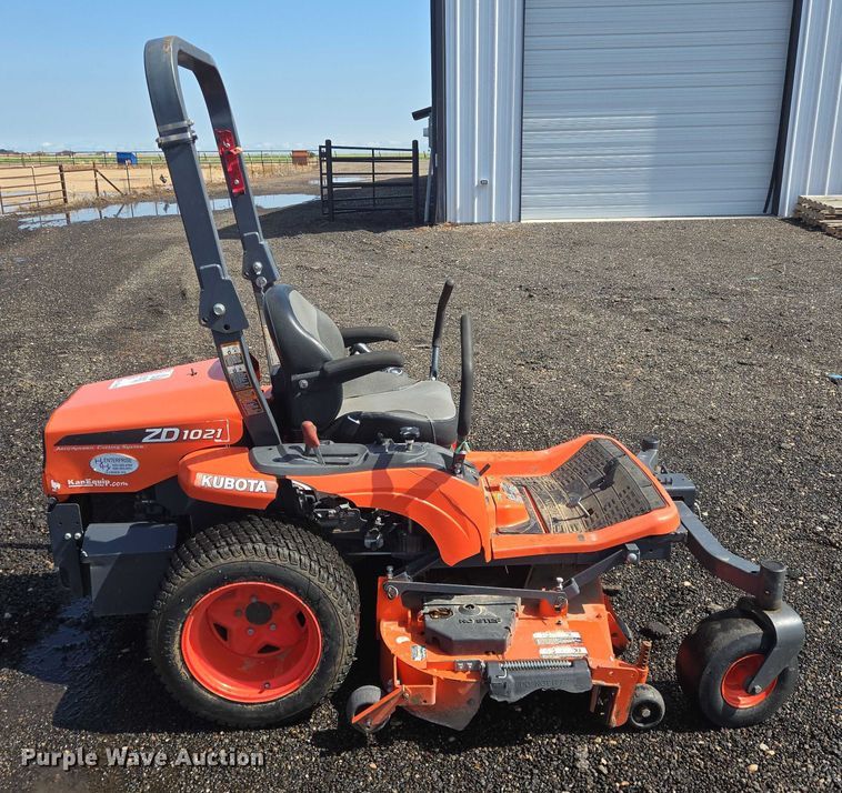 image for item DT4909 Kubota ZD1021 ZTR lawn mower