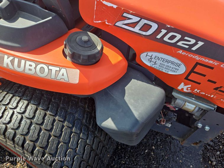image for item DT4909 Kubota ZD1021 ZTR lawn mower