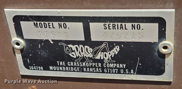 image for item DT4912 1997 Grasshopper 725k ZTR lawn mower