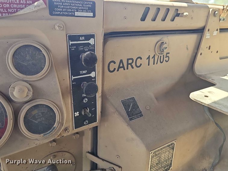 image for item DT6935 1990 AM General M998 SUV