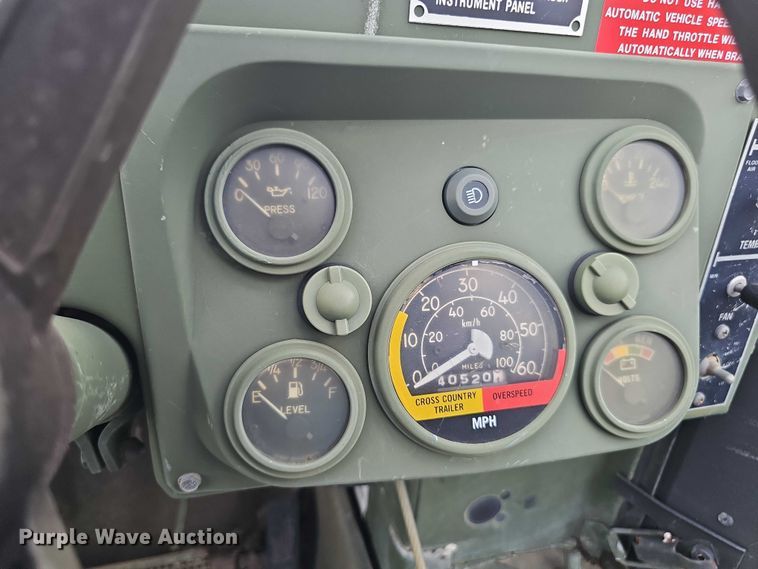 image for item DT6936 1991 AM General M1038 SUV