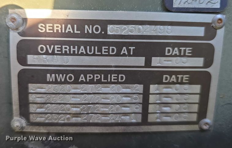 image for item DT6937 2002 AM General M925AI flatbed truck