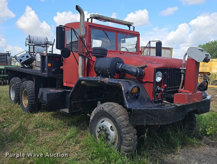 image for item DT6942 1969 AM General M54A1CW0/W flatbed truck