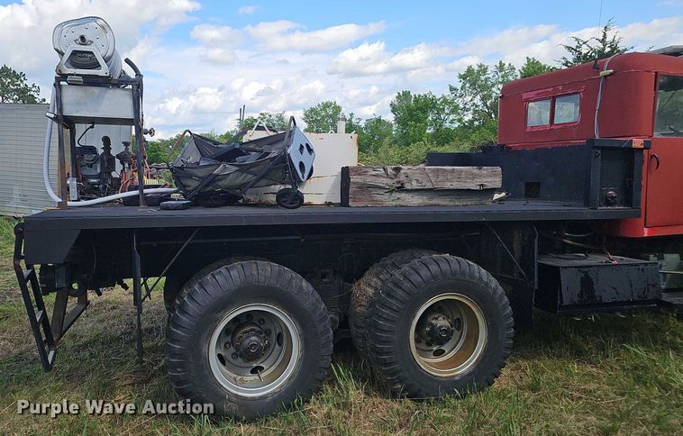 image for item DT6942 1969 AM General M54A1CW0/W flatbed truck