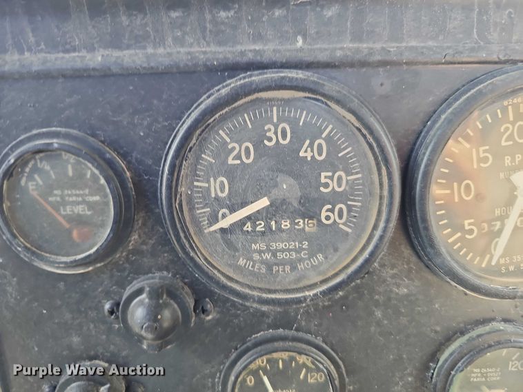 image for item DT6942 1969 AM General M54A1CW0/W flatbed truck