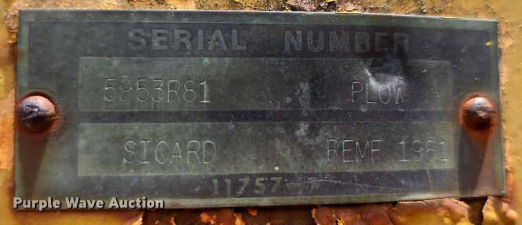 image for item DT6945 1981 Oshkosh WT-2206 snowblower truck