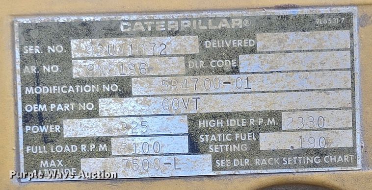 image for item DT6945 1981 Oshkosh WT-2206 snowblower truck