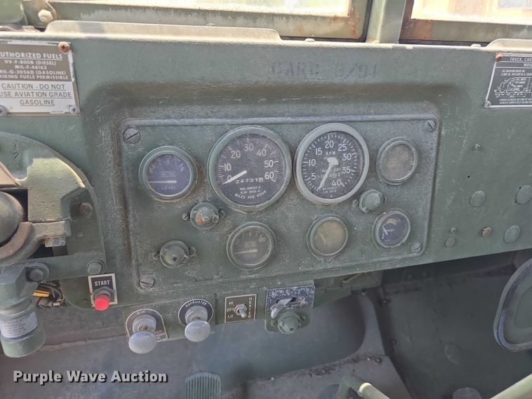 image for item DT6947 1972 AM General dump flatbed truck