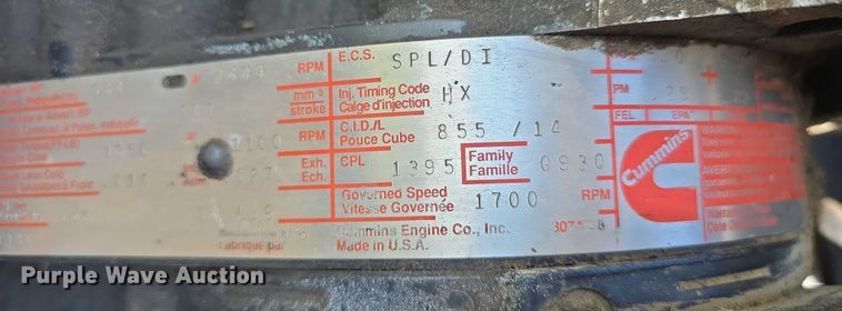 image for item DT6956 1992 White GMC WG Series semi truck