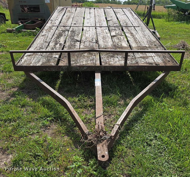 image for item DT6960 Shop built  hay trailer