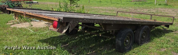image for item DT6960 Shop built  hay trailer