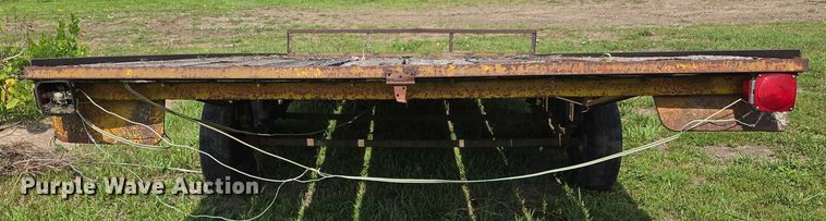 image for item DT6960 Shop built  hay trailer