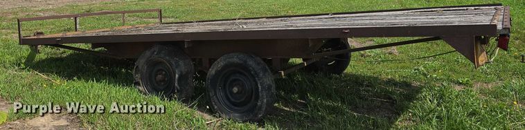 image for item DT6960 Shop built  hay trailer