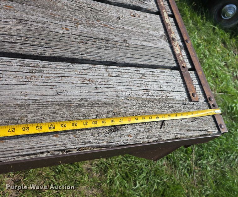 image for item DT6960 Shop built  hay trailer