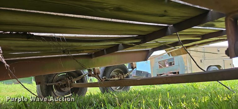 image for item DT6960 Shop built  hay trailer