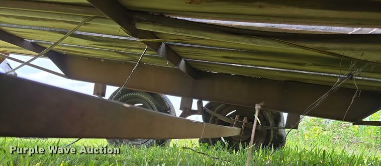 image for item DT6960 Shop built  hay trailer