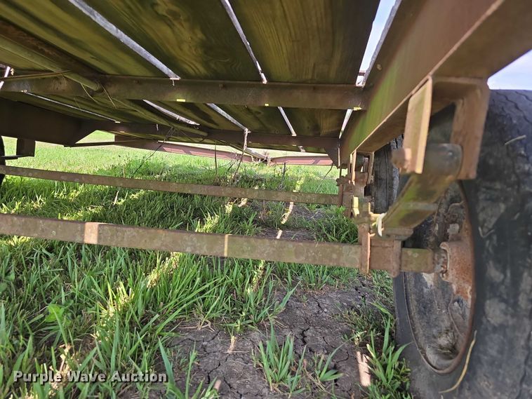 image for item DT6960 Shop built  hay trailer