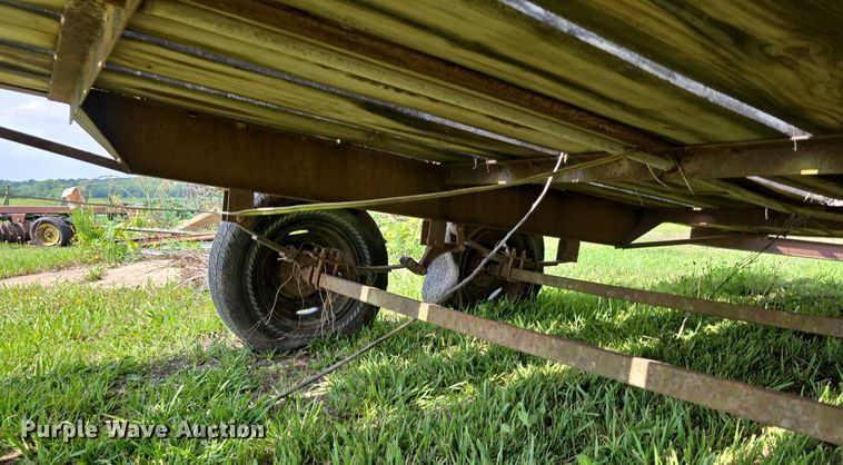 image for item DT6960 Shop built  hay trailer