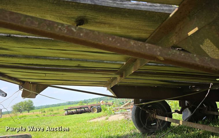 image for item DT6960 Shop built  hay trailer