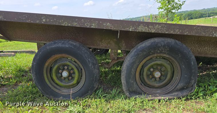 image for item DT6960 Shop built  hay trailer