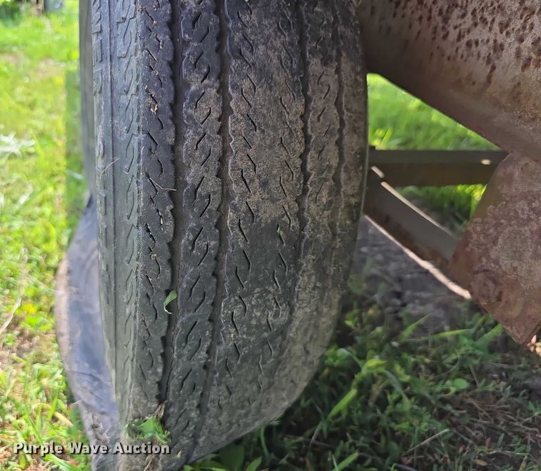 image for item DT6960 Shop built  hay trailer