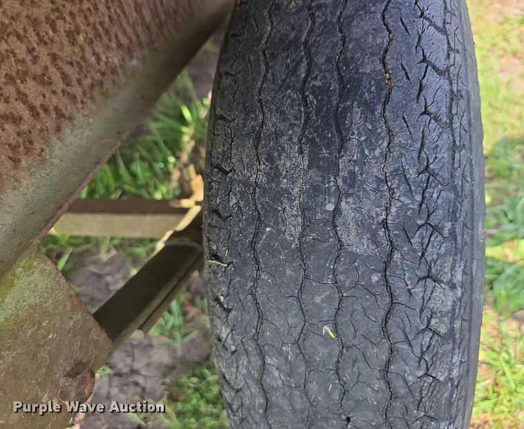 image for item DT6960 Shop built  hay trailer