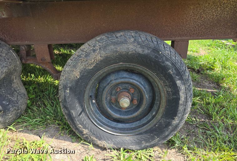 image for item DT6960 Shop built  hay trailer