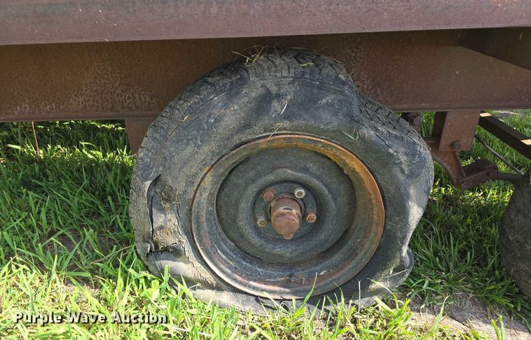 image for item DT6960 Shop built  hay trailer