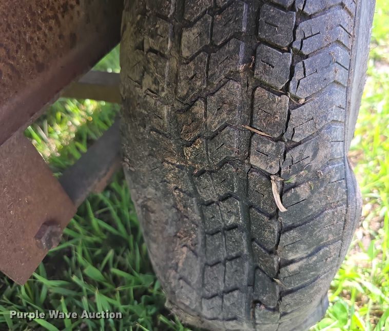 image for item DT6960 Shop built  hay trailer