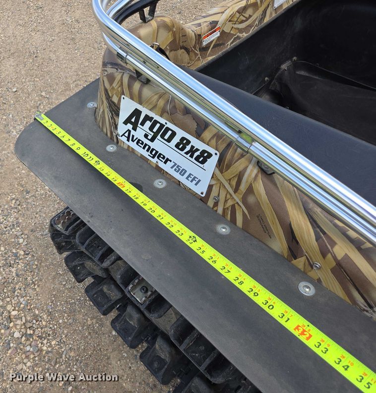 image for item DT7205 2008 Argo Avenger 750 EFI amphibious vehicle