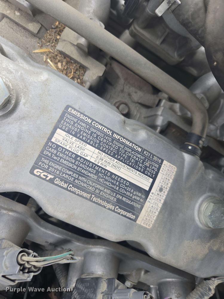 image for item DU7764 2016 UniCarriers PF50 forklift