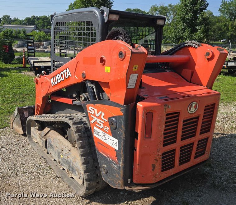 image for item DU7784 2019 Kubota SVL75-2 tracked skid steer loader
