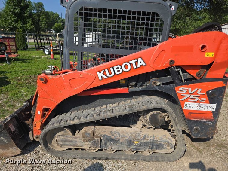 image for item DU7784 2019 Kubota SVL75-2 tracked skid steer loader