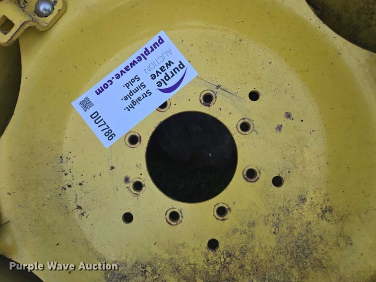 image for item DU7786 (2) 12.4-28 firestone tires and wheels