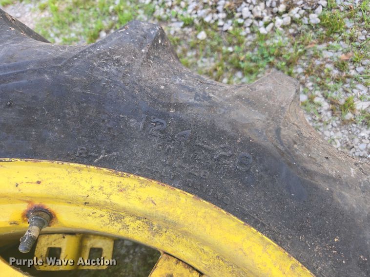 image for item DU7786 (2) 12.4-28 firestone tires and wheels