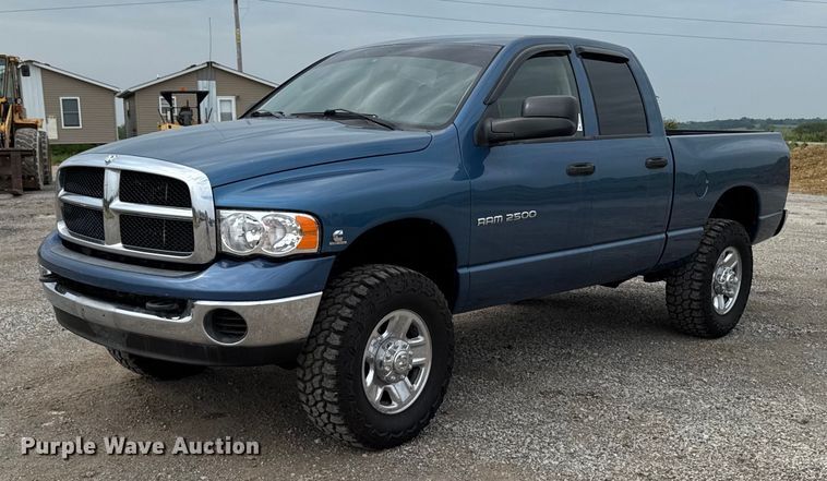 image for item DV2744 2003 Dodge Ram 2500 SLT Quad Cab pickup truck