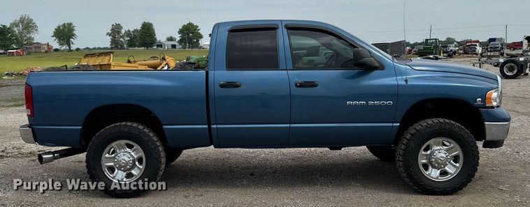 image for item DV2744 2003 Dodge Ram 2500 SLT Quad Cab pickup truck