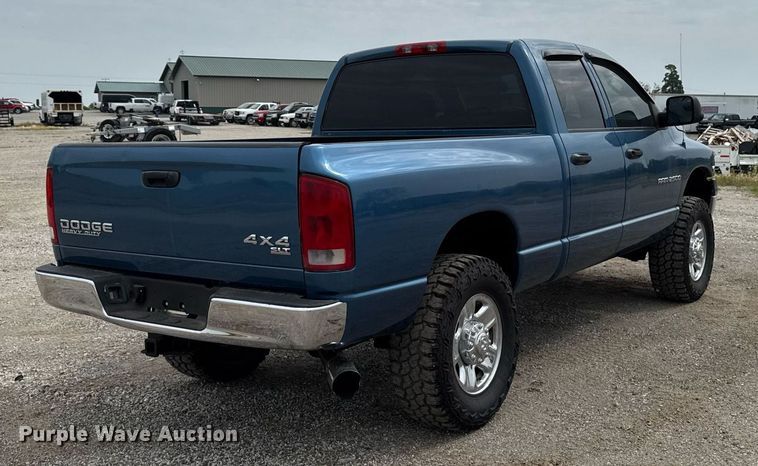image for item DV2744 2003 Dodge Ram 2500 SLT Quad Cab pickup truck