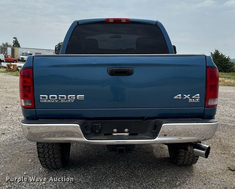 image for item DV2744 2003 Dodge Ram 2500 SLT Quad Cab pickup truck