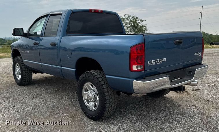 image for item DV2744 2003 Dodge Ram 2500 SLT Quad Cab pickup truck