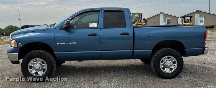 image for item DV2744 2003 Dodge Ram 2500 SLT Quad Cab pickup truck