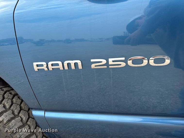 image for item DV2744 2003 Dodge Ram 2500 SLT Quad Cab pickup truck