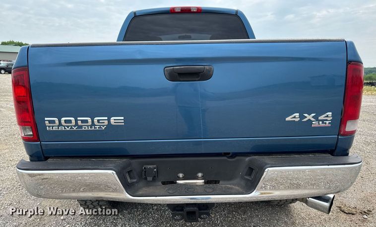 image for item DV2744 2003 Dodge Ram 2500 SLT Quad Cab pickup truck